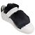 Moncler Sneakers in pelle bianca Rabbit con pelliccia e Velcro da donna Bianco - vista 10