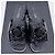 Chanel Mules con tacco Camellia da donna - Nero - vista 6