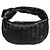 Bottega Veneta Borsa Mini Jodie Intrecciato Nero - vista 4
