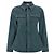 Burberry Camisa de denim Fit and Flare Azul