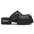 Mule Balenciaga Venom in pelle nera Nero