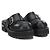 Mule Balenciaga Venom in pelle nera Nero - vista 5