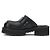 Mule Balenciaga Venom in pelle nera Nero - vista 6