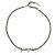 Balenciaga Collana in metallo Typo Argento