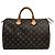 Louis Vuitton Borsa Tote Speedy in tela Monogram marrone