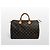 Louis Vuitton Borsa Tote Speedy in tela Monogram marrone - vista 11