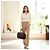 Louis Vuitton Borsa Tote Speedy in tela Monogram marrone - vista 18