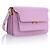 Marni Borsa Trunk Medium in Saffiano Porpora - vista 5