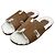 Hermès Izmir Shearling Sandal Slipper Brown