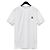 Burberry Herren T-Shirt mit kurzen Ärmeln und besticktem Monogramm-Logo Silber