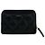 Chanel Portacarte con zip Classic Caviar Gold Nero - vista 8