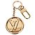 Louis Vuitton Portachiavi charm per borsa placcato oro D'oro