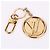 Louis Vuitton Portachiavi charm per borsa placcato oro D'oro - vista 6