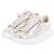 Alexander Mcqueen Sneakers Oversole Metallic Bianco