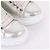 Alexander Mcqueen Sneakers Oversole Metallic Bianco - vista 5