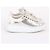 Alexander Mcqueen Sneakers Oversole Metallic Bianco - vista 6
