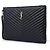 Saint Laurent Portadocumenti Monogram in Matelassé da donna Nero - vista 2