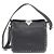 Valentino Borsa Hobo Crossbody Rockstud in pelle Medium Garavani Nero