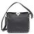 Valentino Borsa Hobo Crossbody Rockstud in pelle Medium Garavani Nero - vista 8