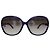 Gucci Lunettes de soleil à monture entrelacée Blue Silver Bleu
