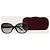 Gucci Lunettes de soleil à monture entrelacée Blue Silver Bleu - vue 5