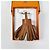 Hermès Pingente de bolsa chaveiro de couro tricolor com borla Dourado - vista 8
