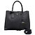 Prada Borsa Tote Doppia in Saffiano Borsa a Tracolla Nera Nero