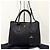 Prada Borsa Tote Doppia in Saffiano Borsa a Tracolla Nera Nero - vista 2