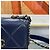 Chanel Borsa Mini WOC con catena in pelle di agnello Navy Gold Blu - vista 4