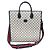 Gucci Tote Medium Interlocking in tela GG Supreme Beige Blue