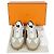 Hermès Jet Sneakers da Uomo Beige Noir Marrone - vista 15
