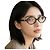 Miu Miu Oval-runde Brille schwarzes Acetatgestell