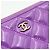 Chanel Clutch Medium in Vernice Classica Viola Porpora - vista 6