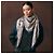 Hermès Sciarpa da donna Grand Apart Bandana Shawl in cashmere e seta Blu - vista 3