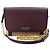 Burberry Hampshire Check Leder-Schulter- und Crossbody-Tasche mit Kette Braun