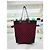 Gucci Borsa a secchiello e borsa a tracolla Jacquard Burgundy Medium Rosso - vista 8