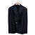 Louis Vuitton Wool Twill Blazer Jacket Black