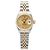 Rolex Reloj Combo para Mujer Datejust After Diamond Ten Point Dorado