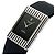 Rolex Rare Cellini Black Lacquer Dial White Gold Stripe Men's Unisex Leather Watch - view 10