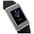 Rolex Rare Cellini Black Lacquer Dial White Gold Stripe Men's Unisex Leather Watch - view 11