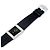 Rolex Rare Cellini Black Lacquer Dial White Gold Stripe Men's Unisex Leather Watch - view 16