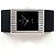 Rolex Rare Cellini Black Lacquer Dial White Gold Stripe Men's Unisex Leather Watch - view 21