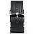Rolex Rare Cellini Black Lacquer Dial White Gold Stripe Men's Unisex Leather Watch - view 7