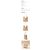 Miu Miu Borsa a spalla Tote Ivy Regular con logo ricamato Beige Marrone - vista 2
