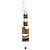 Miu Miu Ivy Lederhandtasche mit besticktem Logo Cognac Braun - Ansicht 2