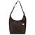 Miu Miu Borsa bucket con logo ricamato Marrone scuro