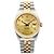 Rolex Orologio combinazione da uomo Datejust After Diamond Champagne Gold D'oro