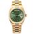 Rolex Orologio d'oro personalizzato da uomo Day-Date quadrante verde oliva