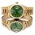 Rolex Orologio d'oro personalizzato da uomo Day-Date quadrante verde oliva - vista 17
