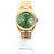 Rolex Orologio d'oro personalizzato da uomo Day-Date quadrante verde oliva - vista 3
